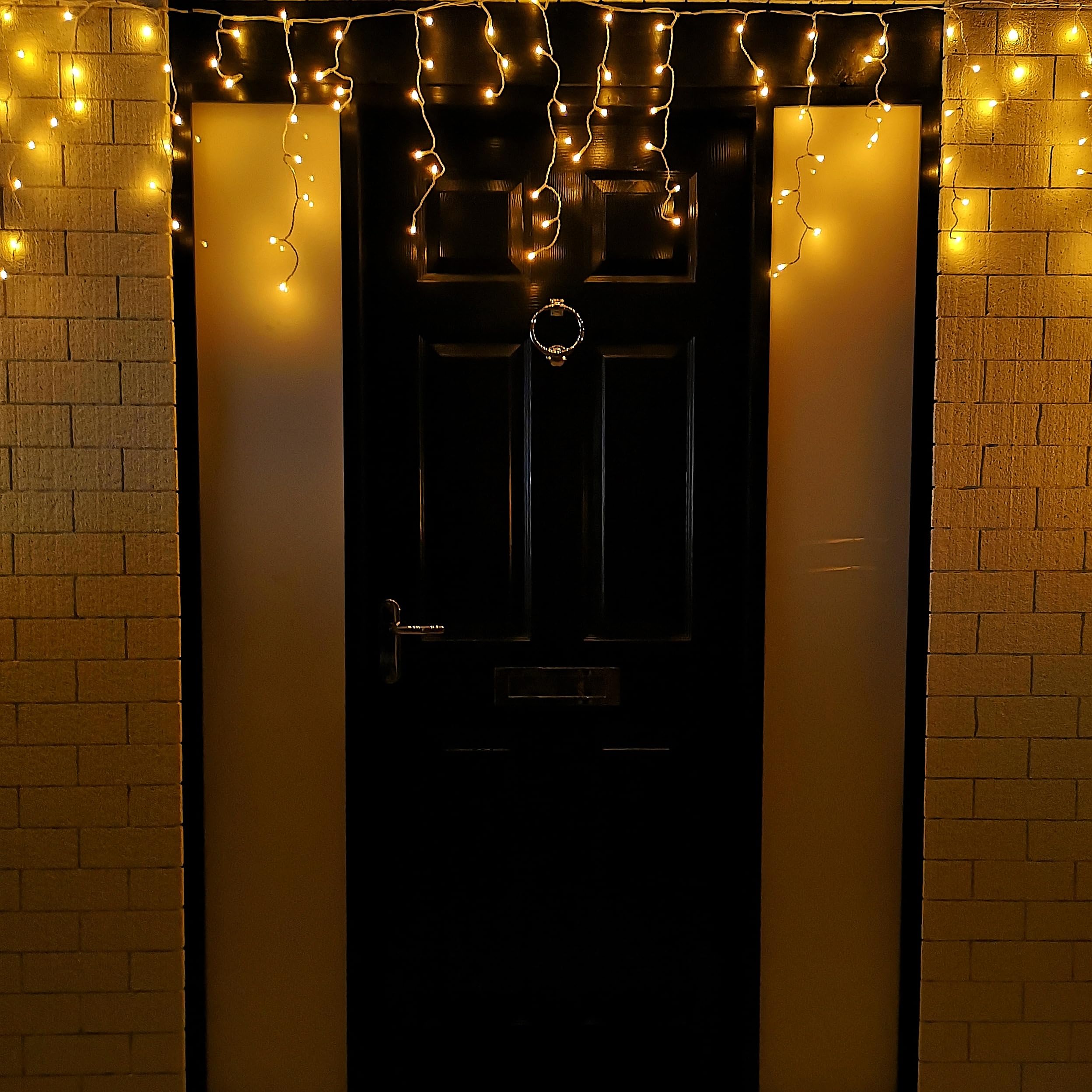 Premier Gold 25M 1000 Vintage Led Frosted Icicle Indoor Outdoor Christmas Lights With Timer