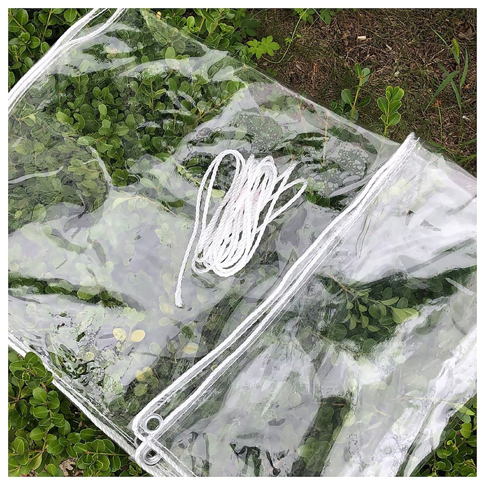 Amazon.co.jp: ZXCVASDF 透明な透明な防水シート、多目的な透明な防水