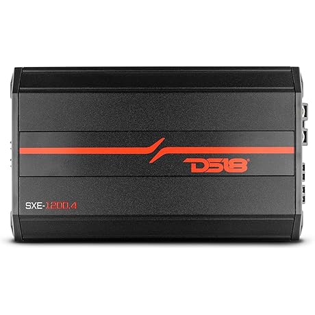 Amplificador DS18 4 Canales para Coche SXE-1200.4/BK
