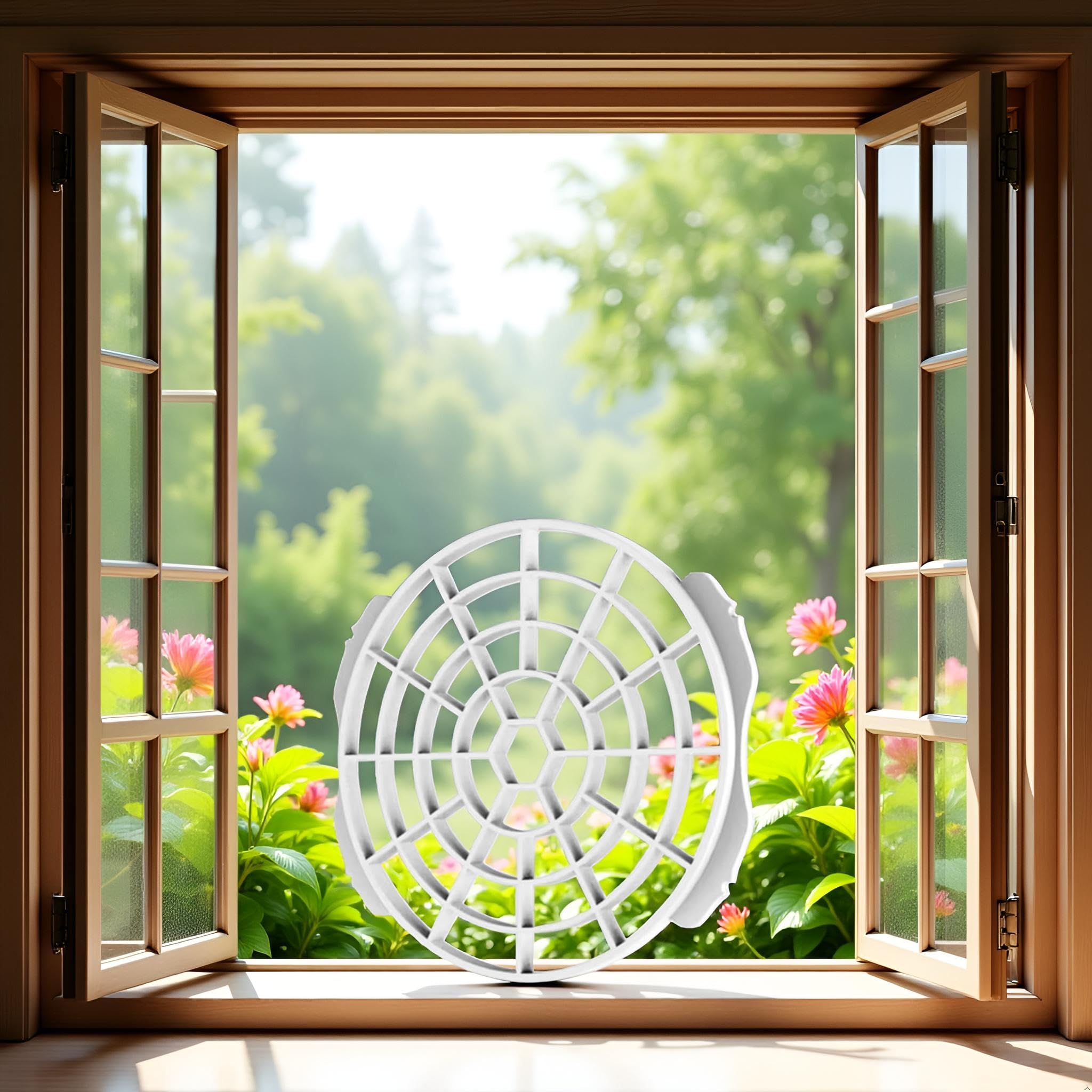 Pantalla de filtro de adaptador de ventana para aire acondicionado portátil, 5.906 in, color blanco 5