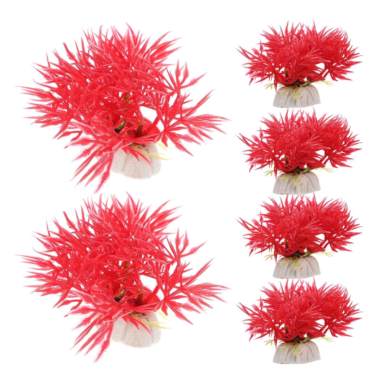 JTKSSCS Aquarium Plants 10 Pcs Accessories Artificial Plant Decoration Simulation Plastic Aquarium Plants
