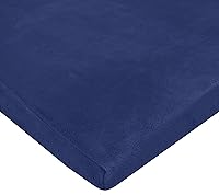 Vista 11 de TL Care Heavenly Soft - Sábana bajera ajustable de felpilla para cuna de 24 x 38 pulgadas, cálida y acogedora, color azul, para niños y niñas, se