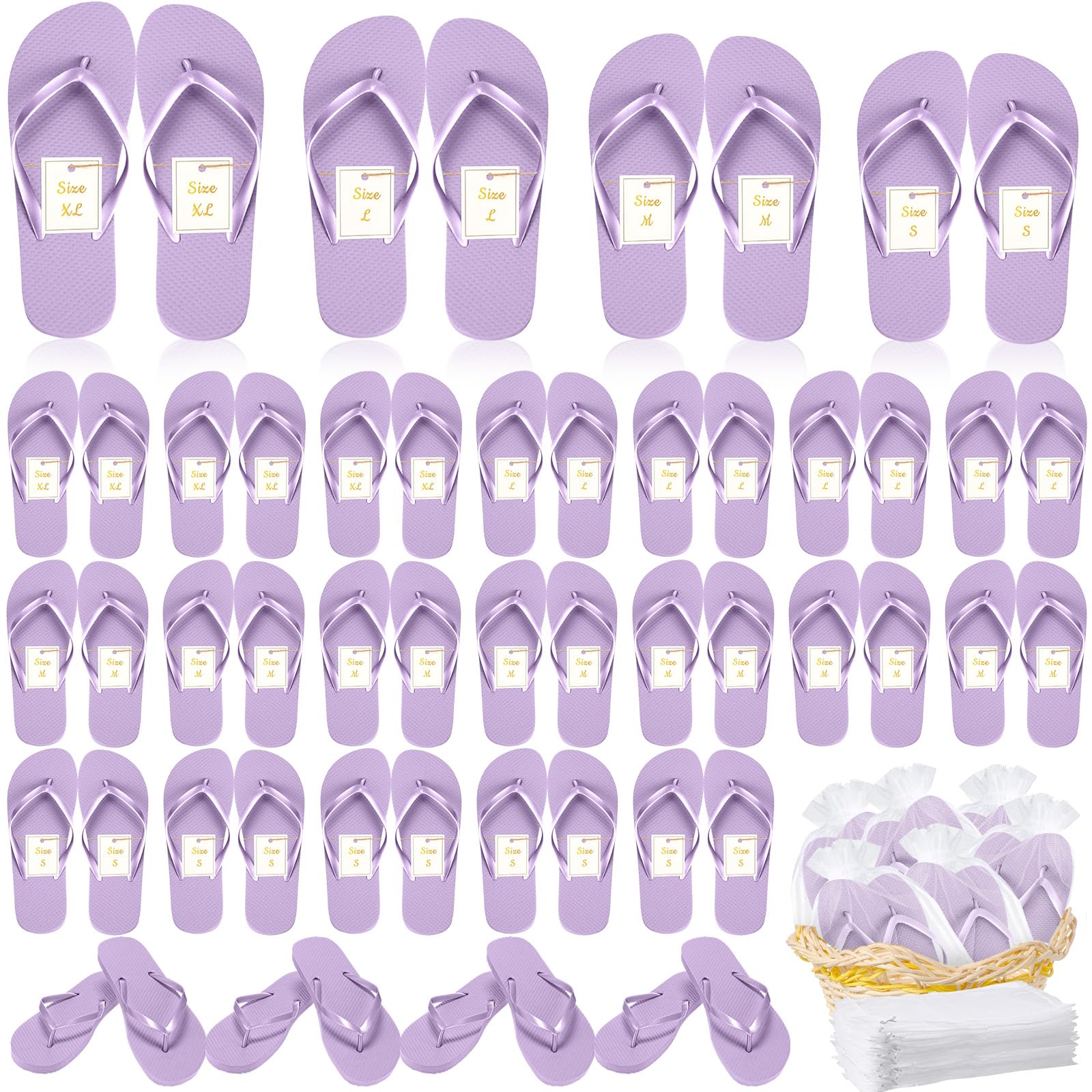 Unittype 24/48 Pairs Flip Flops Bulk