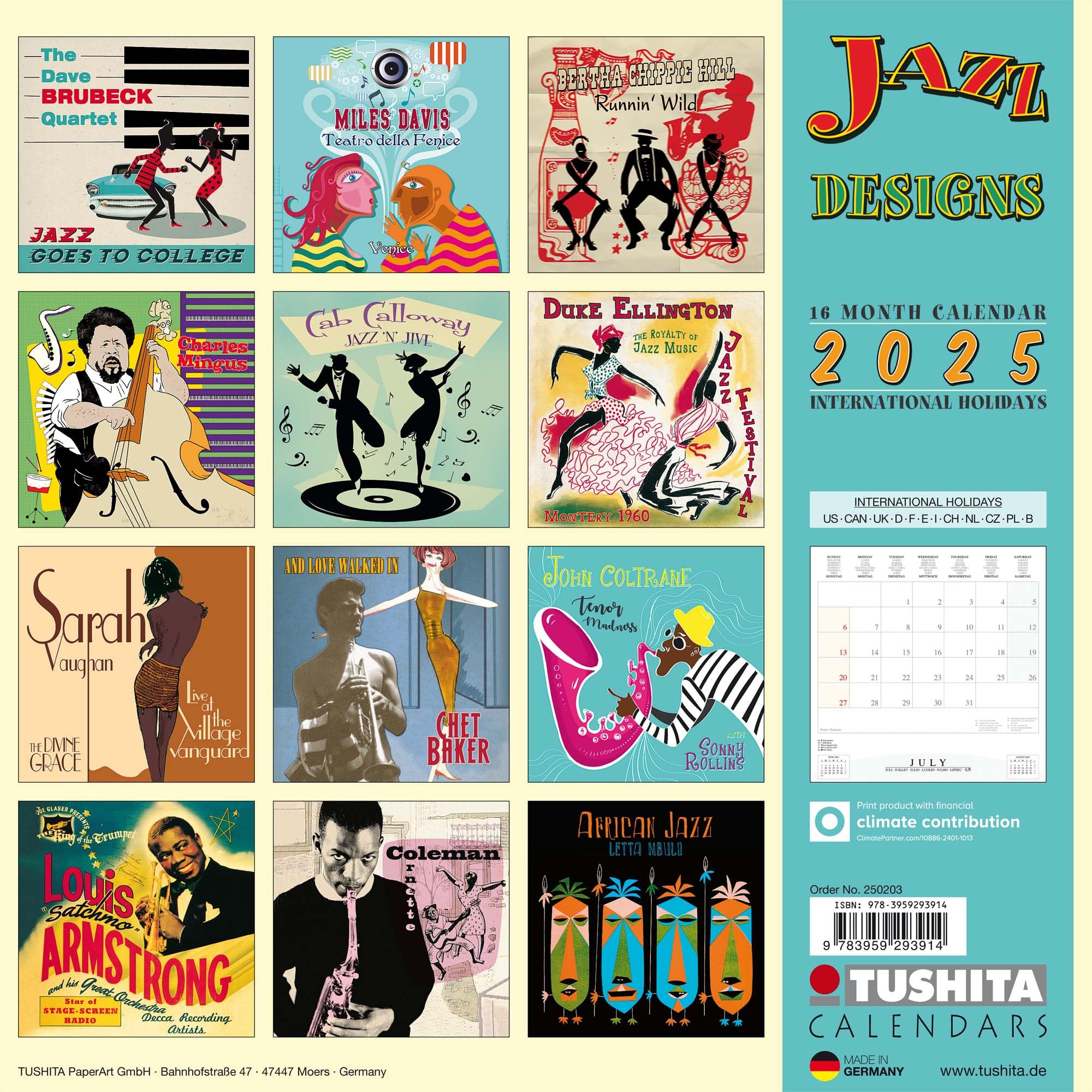 Jazz Designs 2025: Kalender 2025