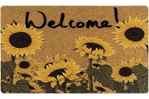 Entrance Mats Sunflower Decor, Entry Matting Doormat Outdoor Welcome Mat