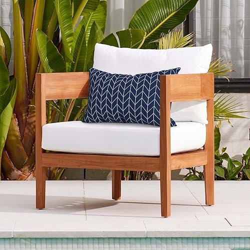 Miniatura 6 de DYTXIII Paquete de 2 almohadas lumbares impermeables para exteriores con rellenos, almohada decorativa rectangular para patio para el hogar, sofá,