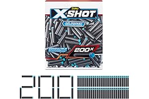 X-shot Crusher Nerf Gun, 200 Darts Refill Pack