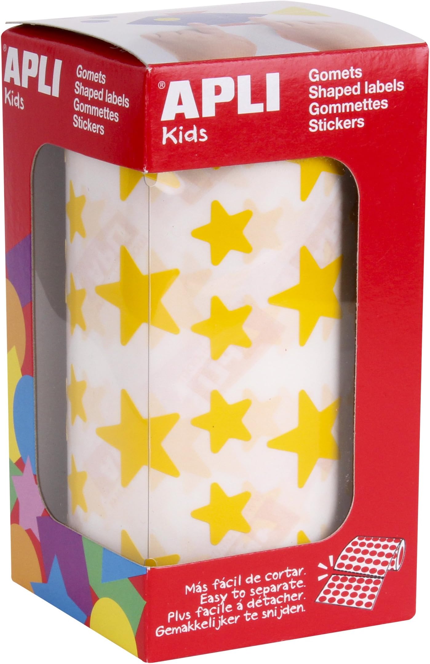 APLI KidsYellow Star Stickers