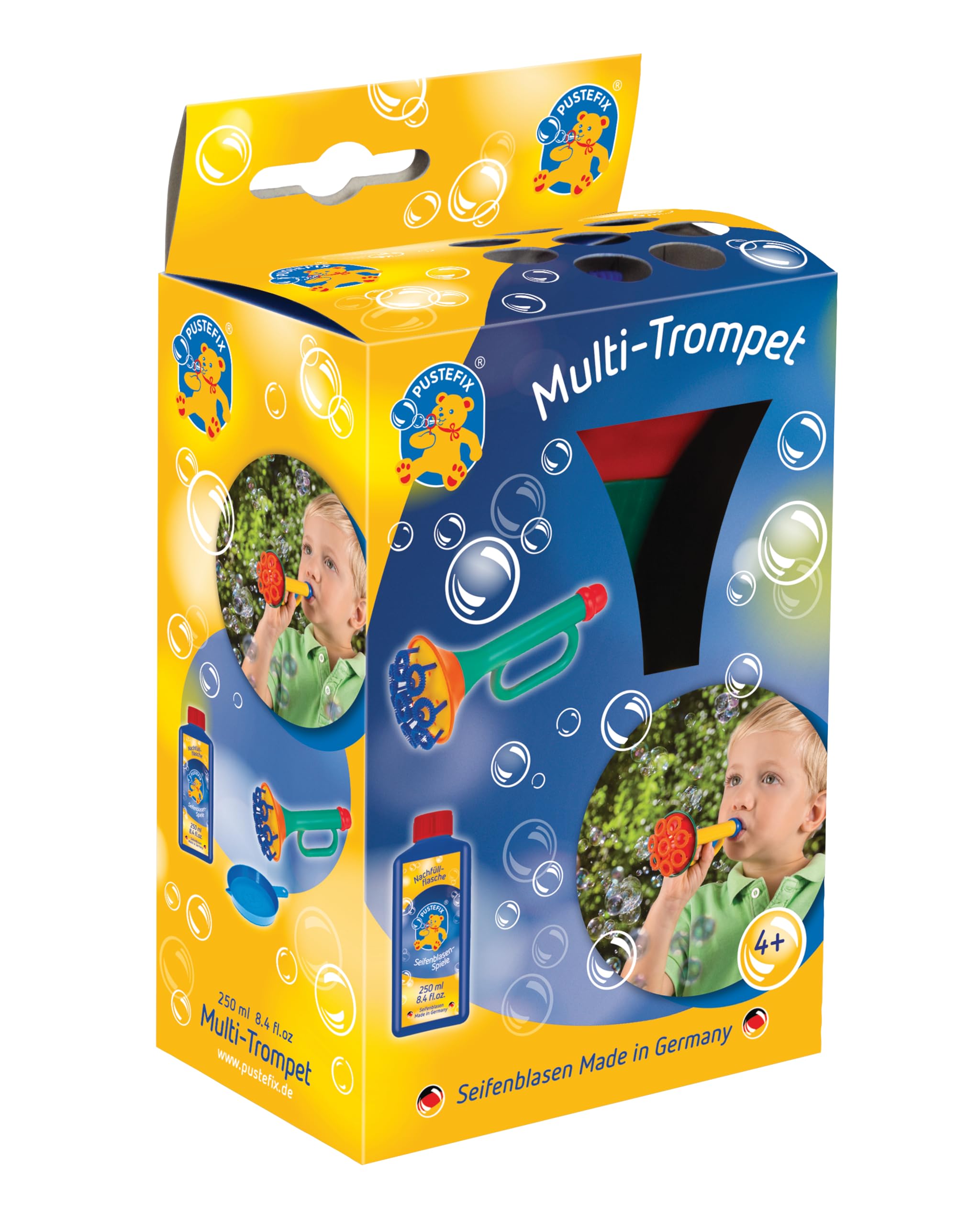 (未使用･未開封品)　Pustefix multi-Bubbler lok26k6 Amazon.com: PUSTEFIX Multi Bubble Trumpet Blowing Toy for