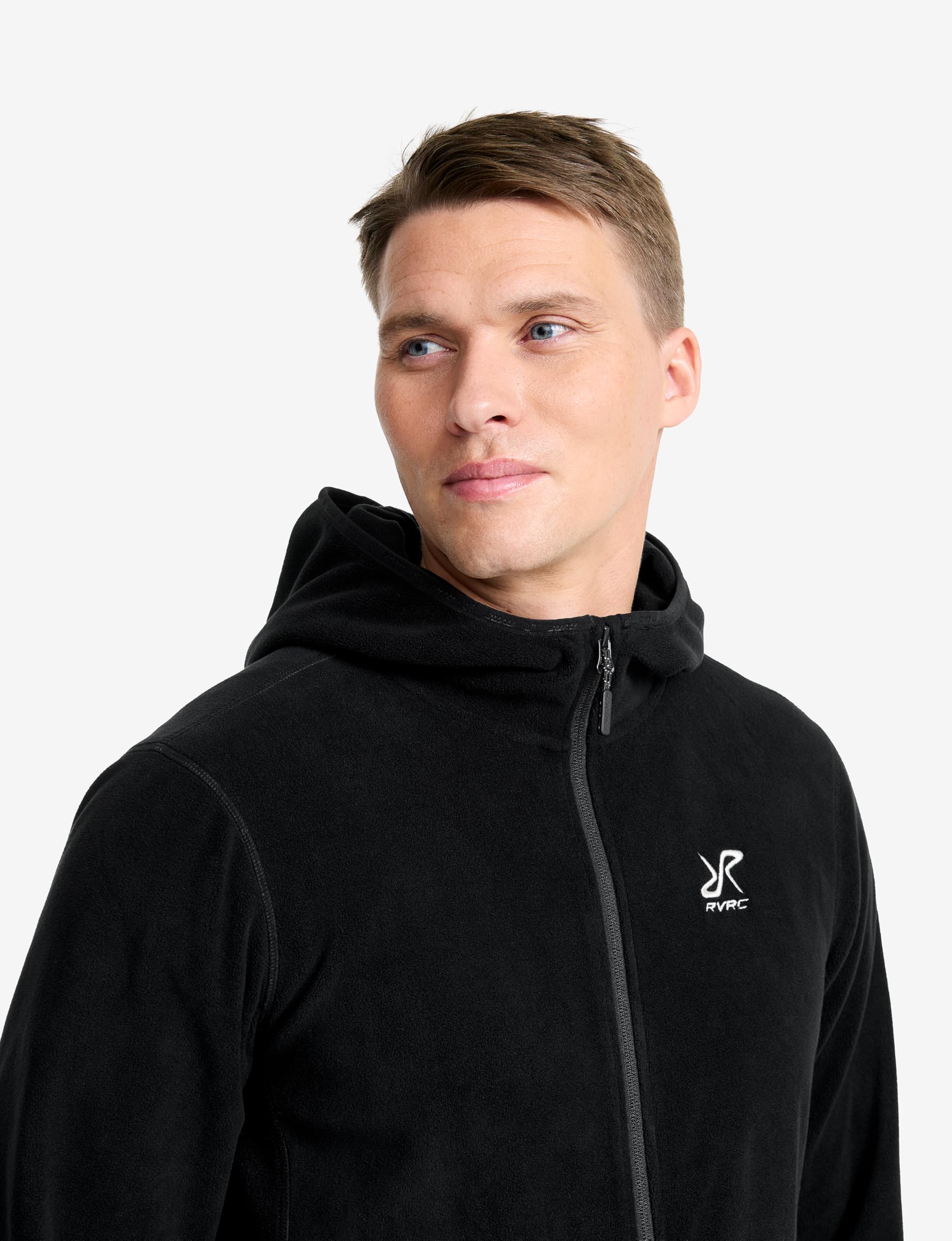 RevolutionRace Hiker Fleece Hoodie für Herren, leichter elastischer Fleece-Hoodie