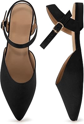 Alicegana Womens Sandals Flat Shoes - Closed Pointed Toe Dressy Flats 2026 Comfortable Business Casual Walking Sandal