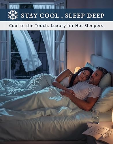 Miniatura 7 de Sábanas 100% de algodón egipcio, tamaño King, 1000 hilos de satén naturalmente refrescantes y transpirables, sábanas de lujo ultrasuaves y duraderas