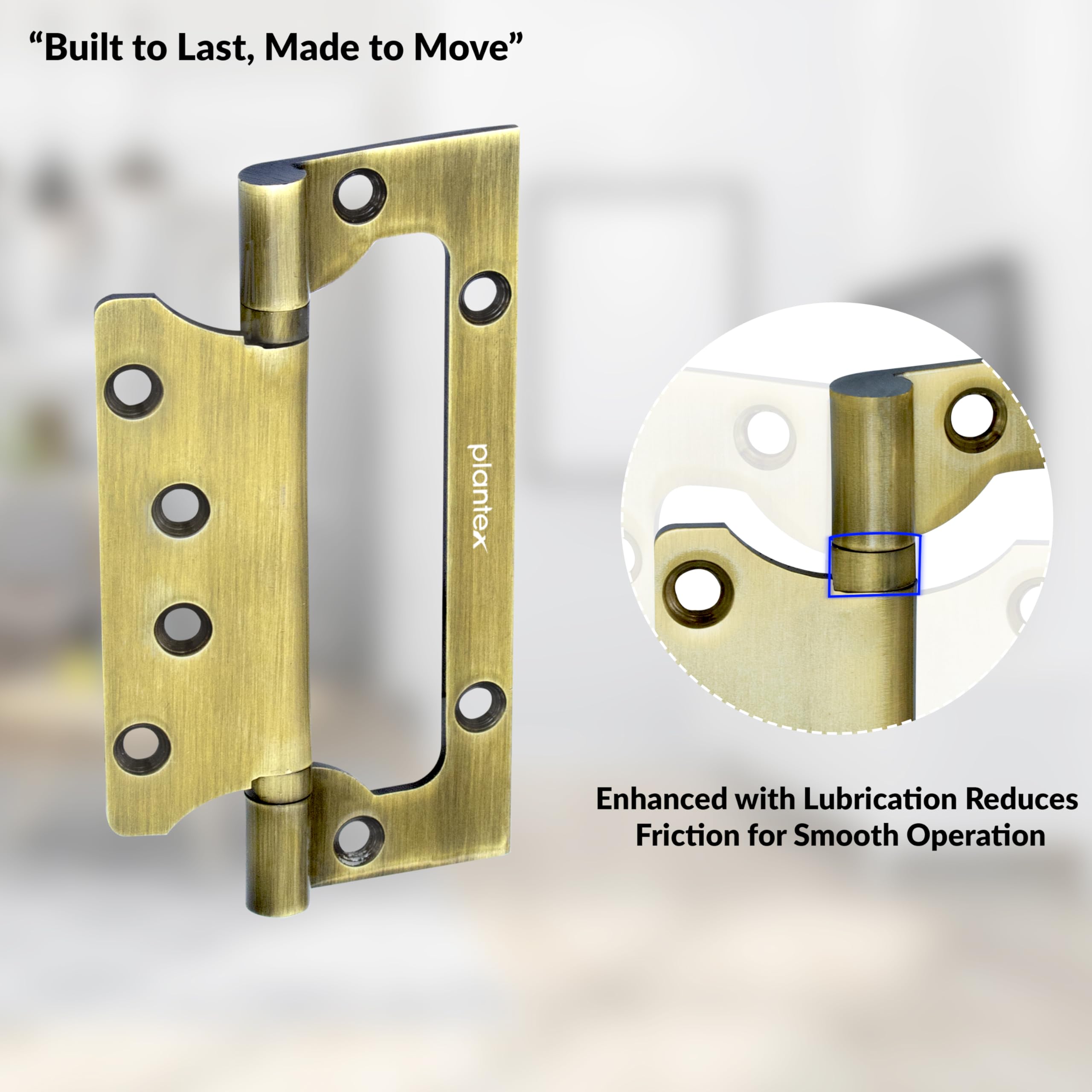 Butterfly Hinges - Stainless Steel Door Hinges (Pack of 3) -6 Butterfly Hinges - Stainless Steel Door Hinges (Pack of 3) -6
