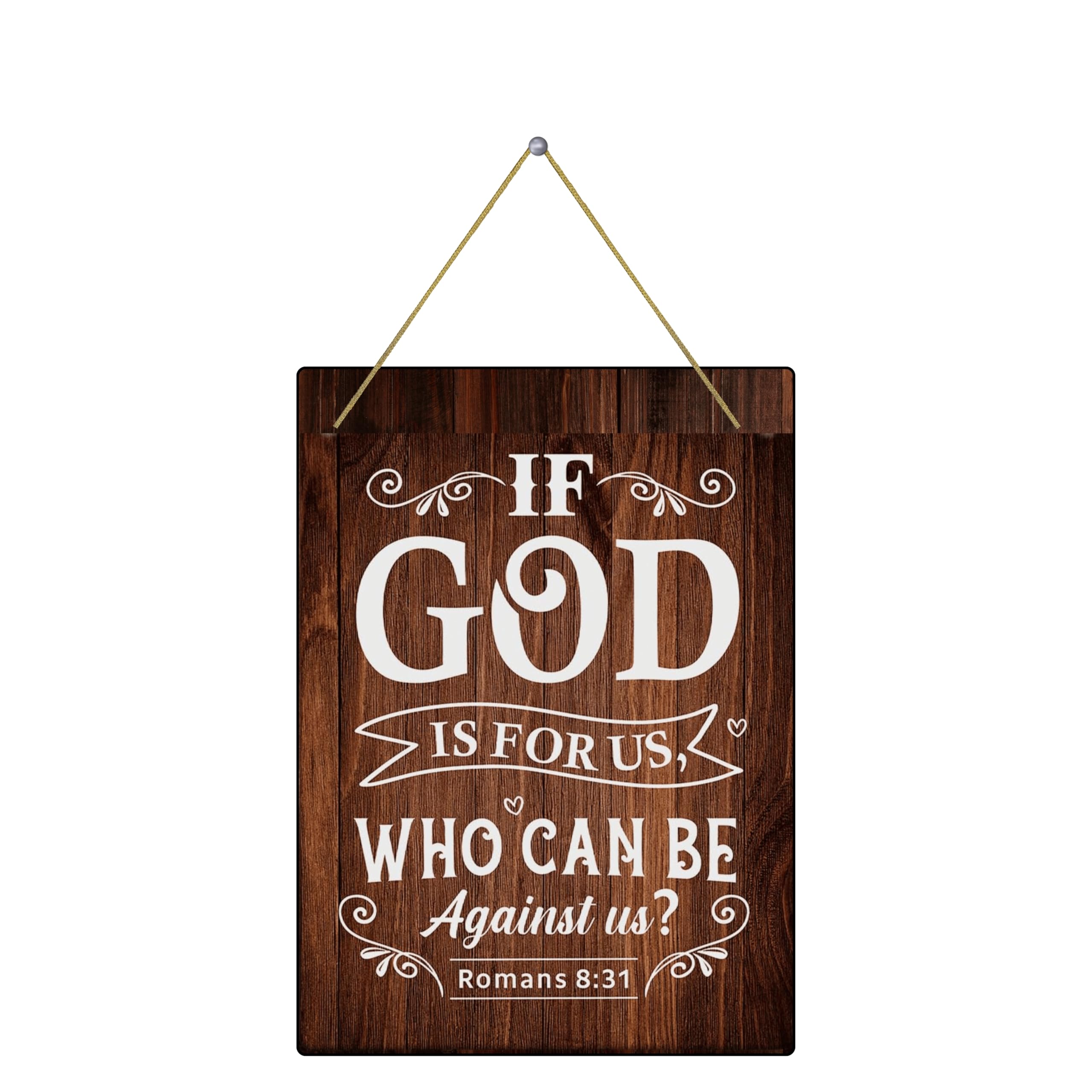 Pink Shopping Tree Christian Wall Hanging Decor | Floral Bible Verse Wooden Plaque with Rope | Inspirational Scripture Wall Art | Religious Home Decor Gift for Living Room, Bedroom, Prayer Room (Design 1)-image-38