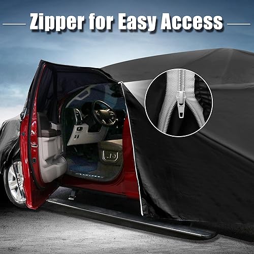 Miniatura 4 de X AUTOHAUX Cubierta de camioneta para Ford F150 cabina regular de 8 pies, cama de 2 puertas 04-21 F350 cabina regular de 8 pies, cama de 2 puertas