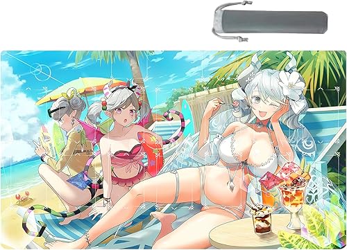 Miniatura 16 de ygo playmat Labrynth Mat Gaming Competition Pad Mat Card Binder Deck 23.6x13.7in (10)