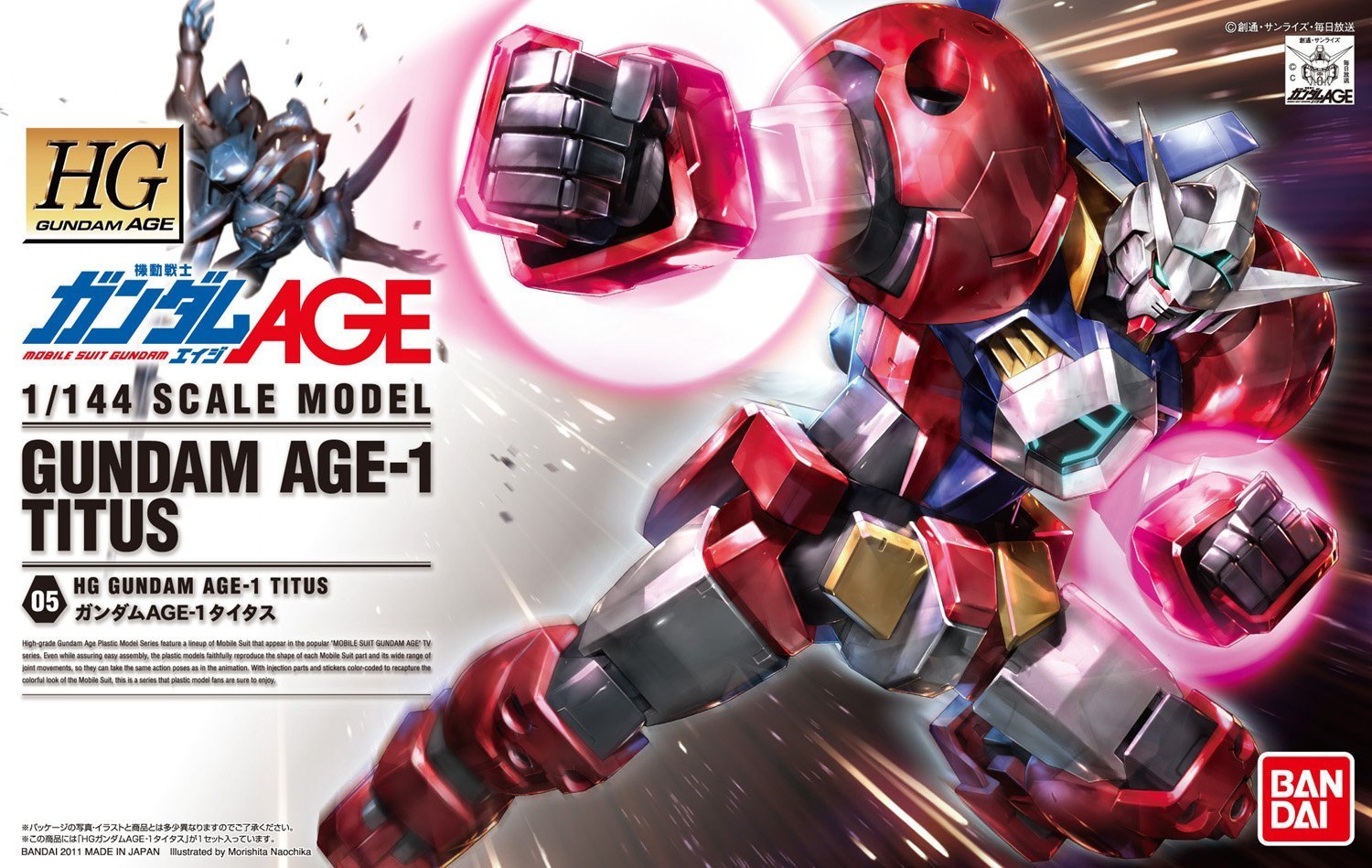 Amazon | HG 1/144 AGE-1T ガンダムAGE-1 タイタス (機動戦士ガンダム