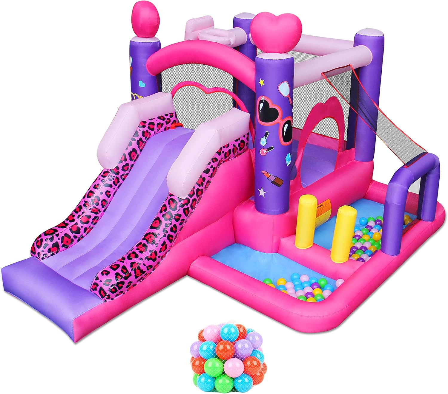 Get Discount 70% Price RETRO JUMP Inflatable Bounce House, 6-in-1 Jump & Slide Bouncy House for Kids Outdoor W / Large Ball Pit, Princess Bounce House with Blower for Girls Party - Carry Bag, Repair Kit, Stakes Included Top Rated RETRO JUMP Inflatable Bounce House, 6-in-1 Jump & Slide Bouncy House for Kids Outdoor W / Large Ball Pit, Princess Bounce House with Blower for Girls Party - Carry Bag, Repair Kit, Stakes Included