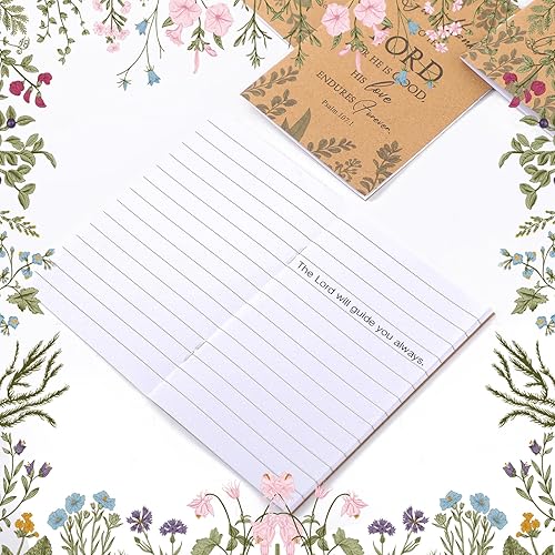 Miniatura 5 de Ctosree 50 cuadernos de oración con versículos de la Biblia, cuadernos cristianos, regalos para mujeres, mini blocs de notas religiosas inspiradoras