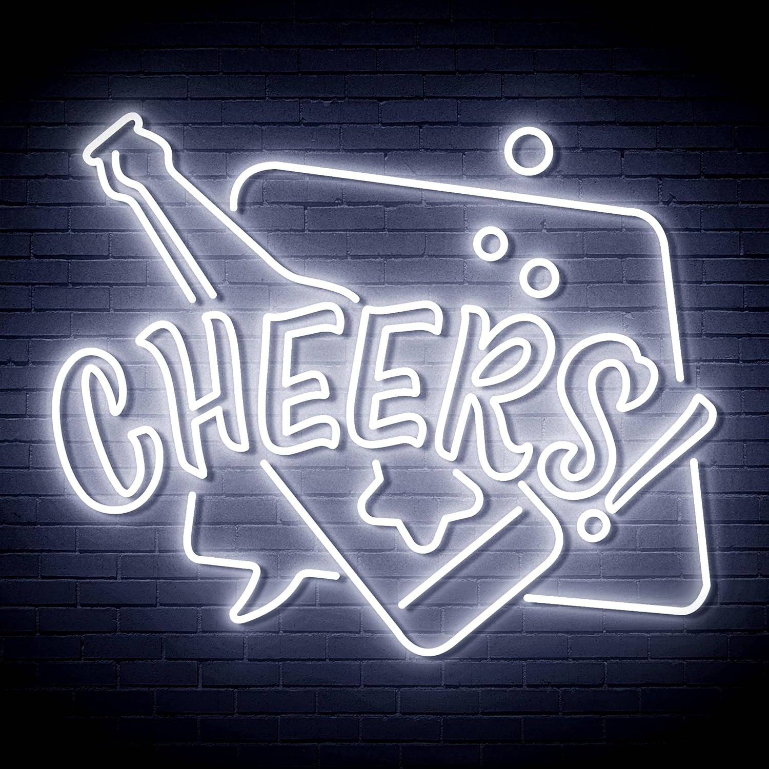 ADVPRO Cheers with Beer Extra-Large Ultra-Bright LED Neon Sign - Multi-Color 2 - st16s54-fn-j0039-m2