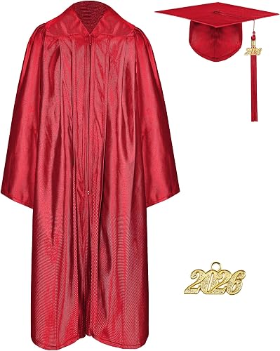 Mukum Bright Graduation Cap and Gown 2026 Set with Tassel Gr