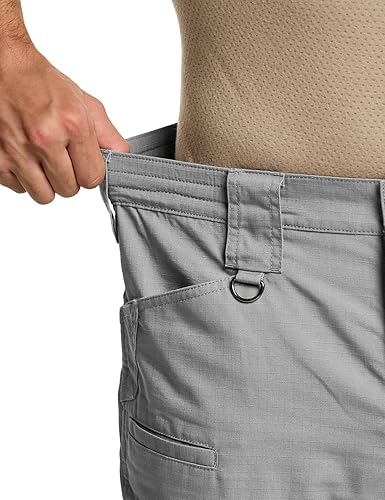 Miniatura 6 de CQR Pantalones tácticos para hombre, resistentes al agua, pantalones cargo Ripstop, ligeros EDC trabajo, senderismo, ropa para exteriores