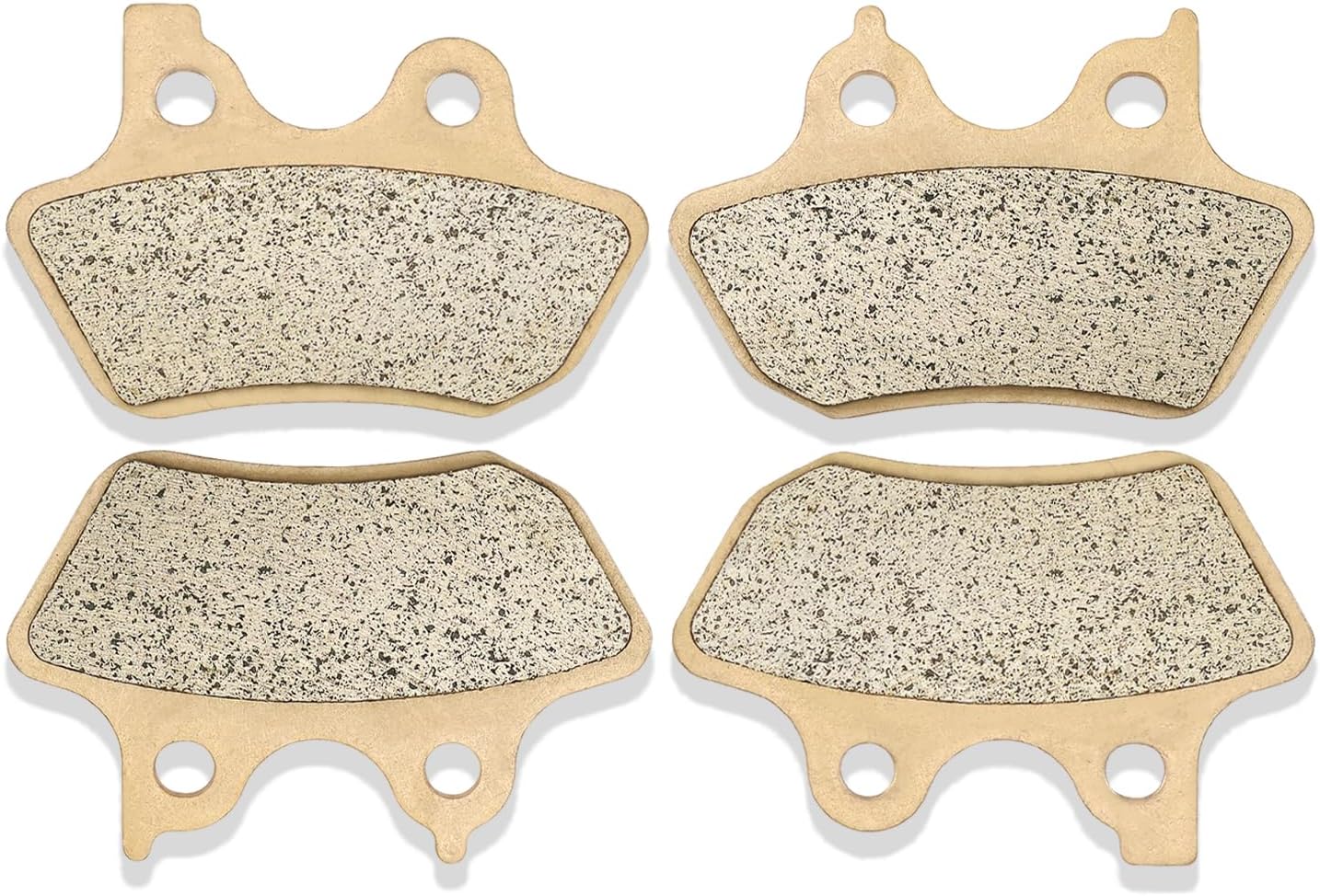 ZICOO Sintered Front & Rear Brake Pads for Harley Heritage Softail Electra Glide Road King Road Glide Dyna Low Rider Fatboy Night Train Wide Glide