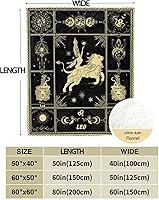 Vista 20 de Aries Blanket 12 Horoscope Astrology Bed Blankets Soft Cozy Personalized Flannel Throw Blankets 50"X40