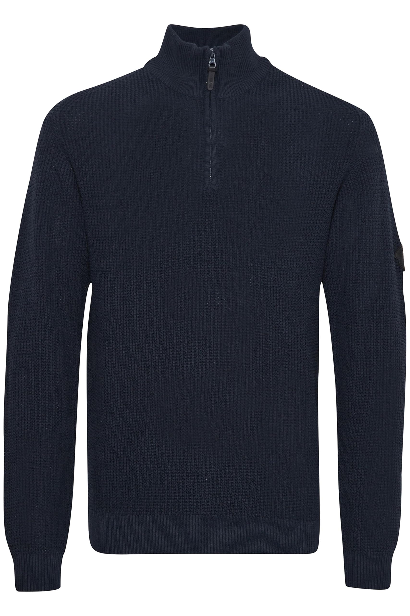 Indicode IDRevillan Herren Strickpullover Troyer Grobstrick Pullover