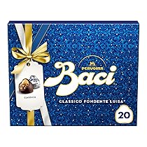 BACI PERUGINA Classico Cioccolatini Fondenti ripieni al Gianduia, Scatola Regalo 250g
