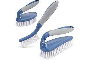 Trazon Exquisite Cleaning Brush Set for Pristine Bathrooms