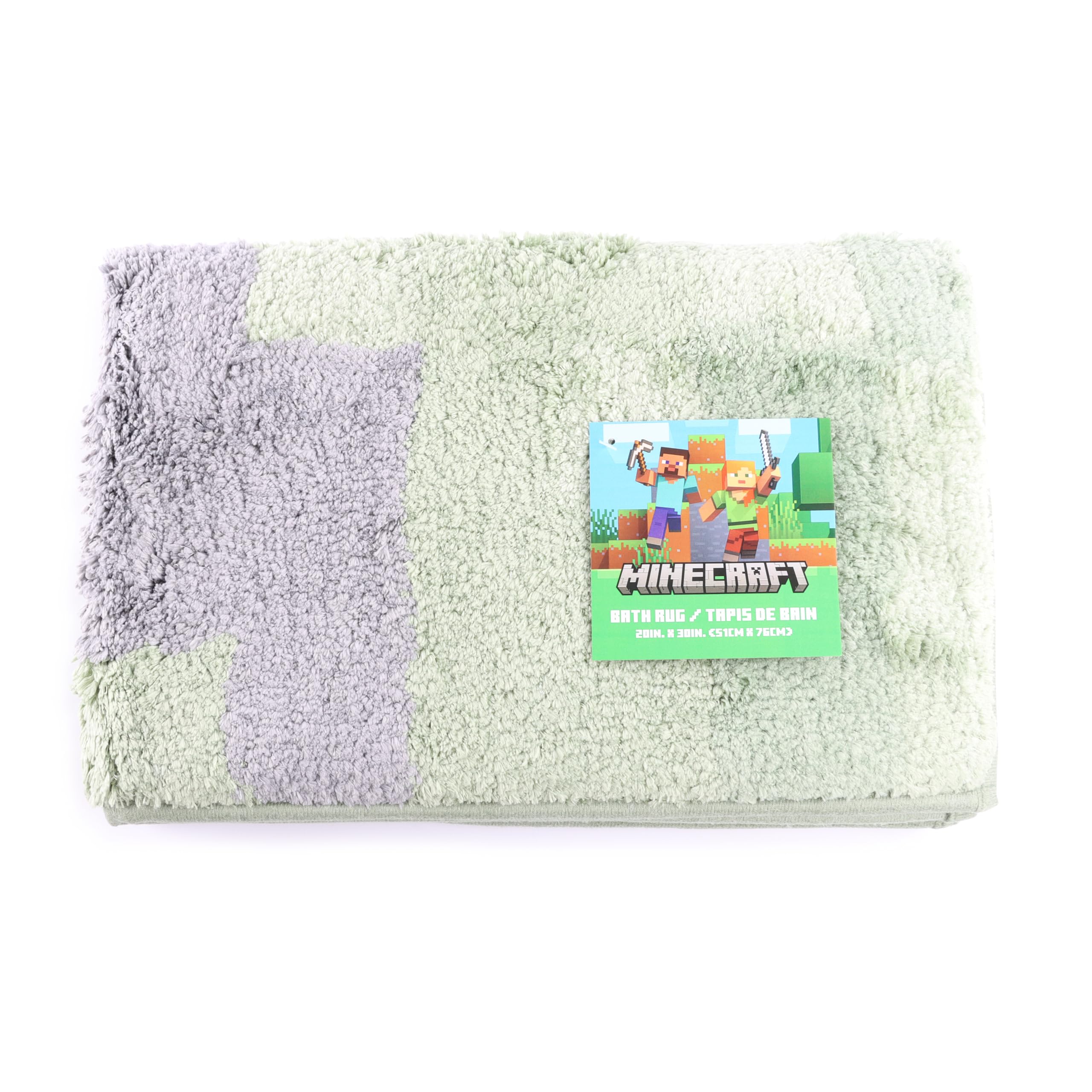 Minecraft Creeper Bath Rug - Soft & Fun! -6