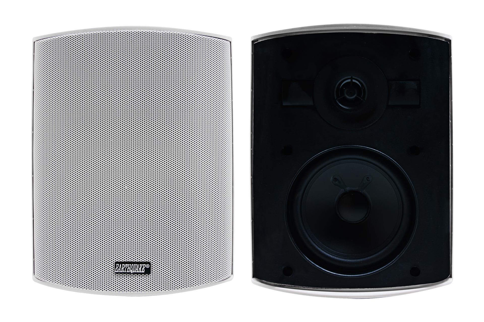 Earthquake Sound AWS-502W All-Weather Indoor/Outdoor Speakers (Matte White, Pair)