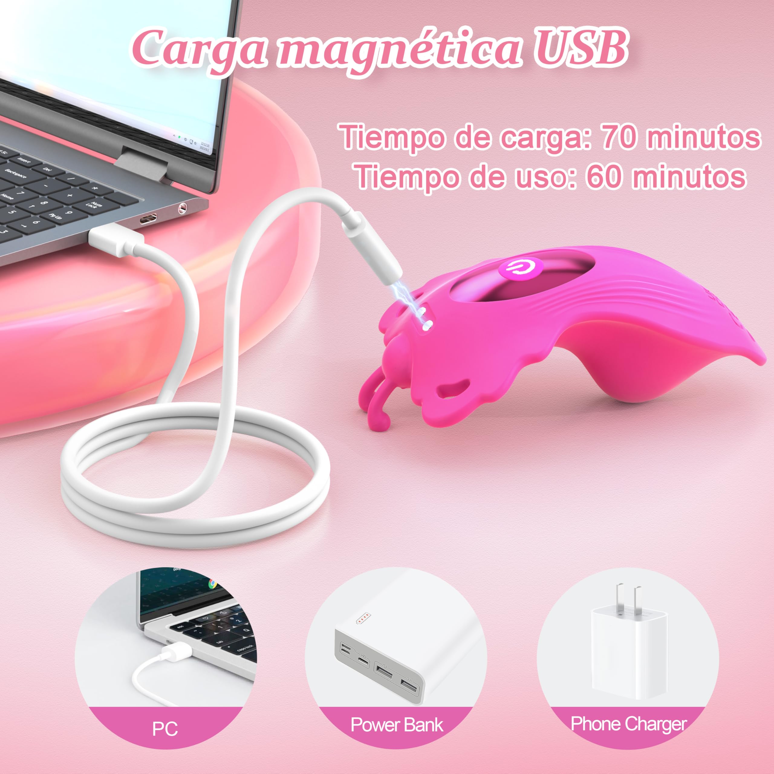 Vibradorador Mujer Juguetes Eróticos para Pareja Sexuales con Vibración - APP Bragas Vibrador Estimulador Clítoris Vagina, Vibradores Tangas Masturbádores Femeninos Sex Toys Femenino Mando Distancia