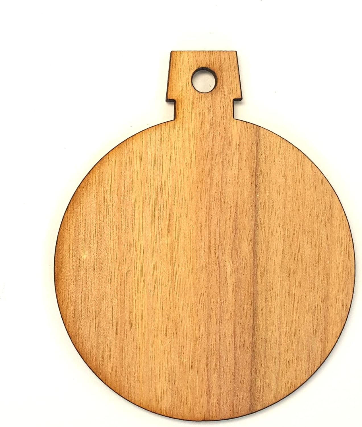 25 Wood Christmas Ornaments Blanks Round 3/16" Thick (Select Size) - Made in USA - (4.5")