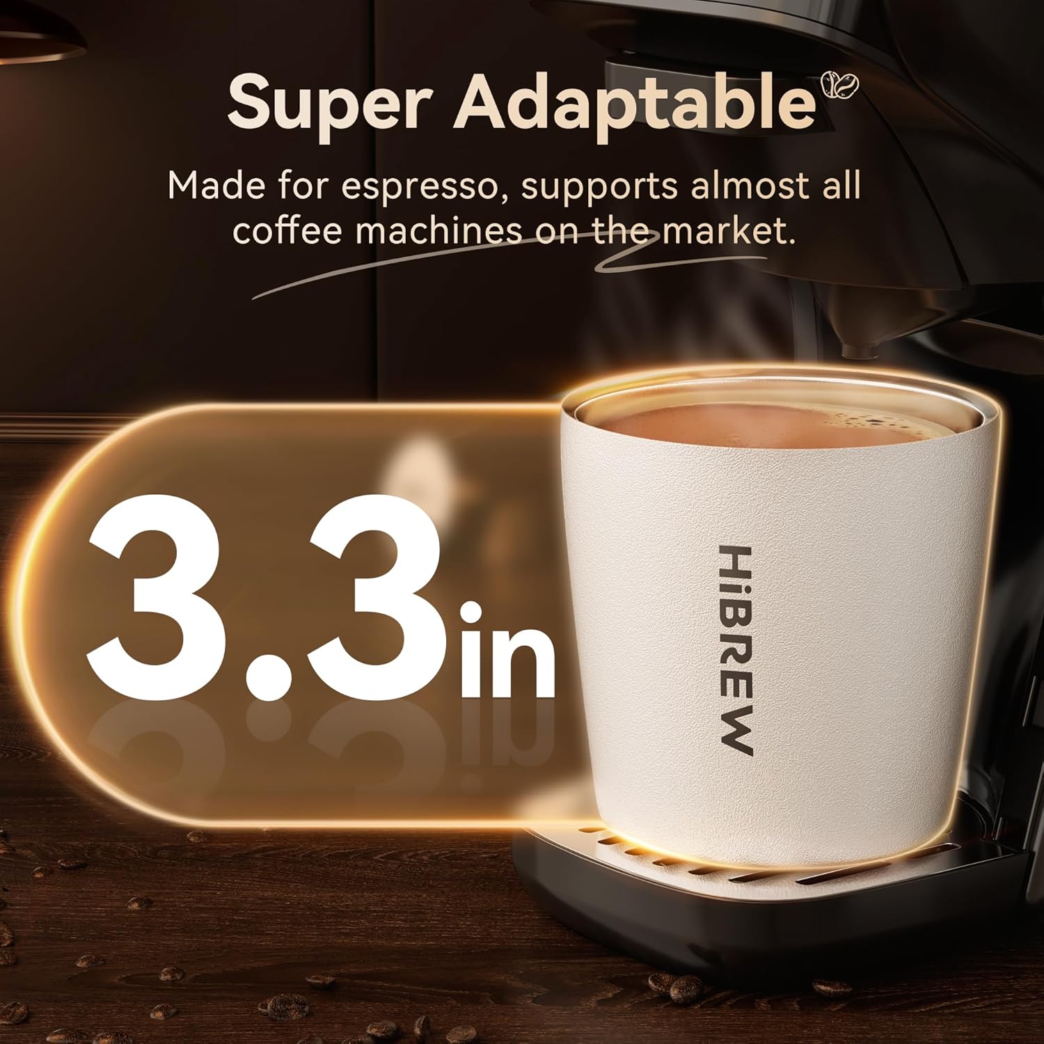 HiBREW H10B Coffee Machine with Espresso Cup Set