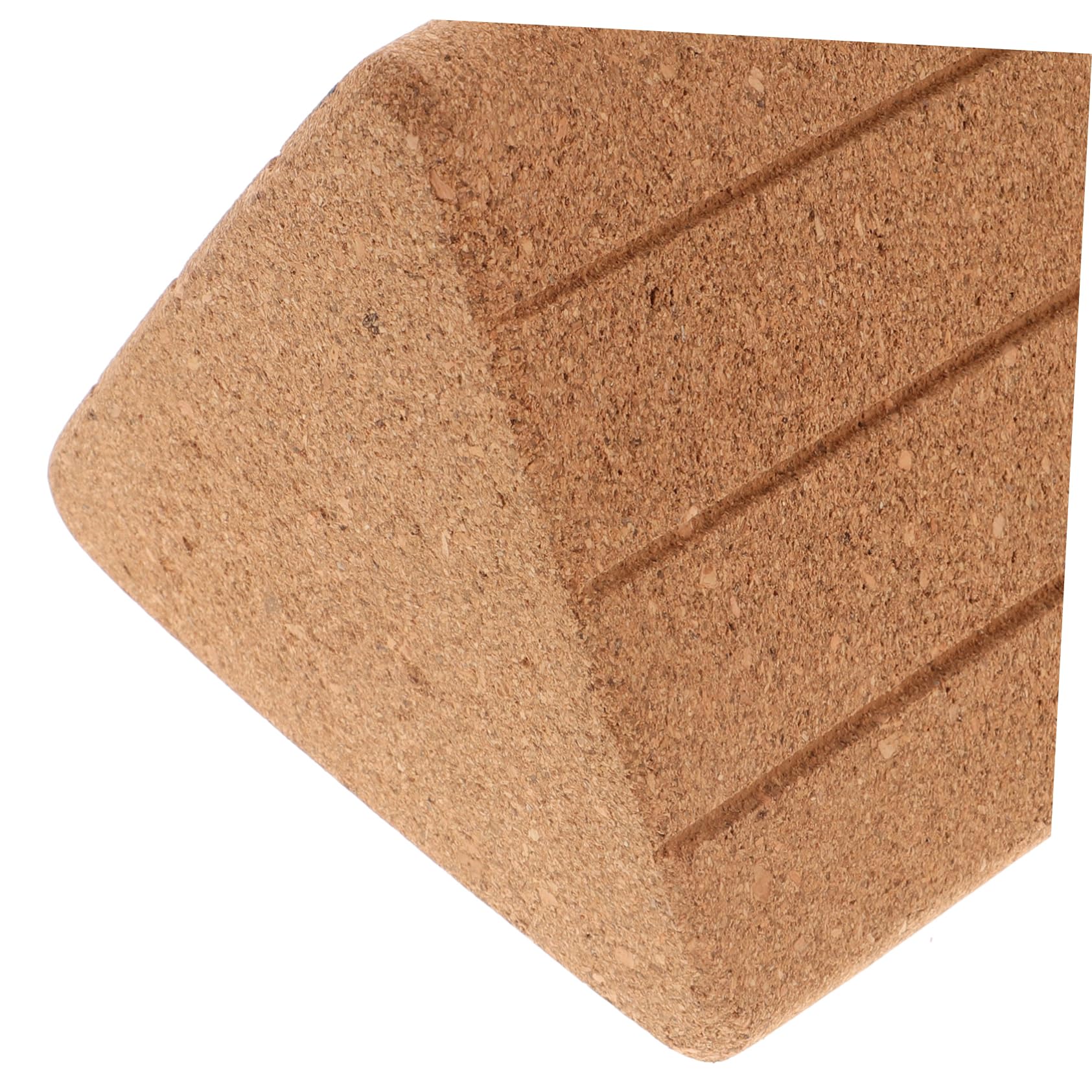 Abaodam Bloque de Yoga Triangular de Corcho de Alta Densidad para Ejercicios de Abdomen y Cintura Soporte para Principiantes y Accesorio de Entrenamiento Fitness