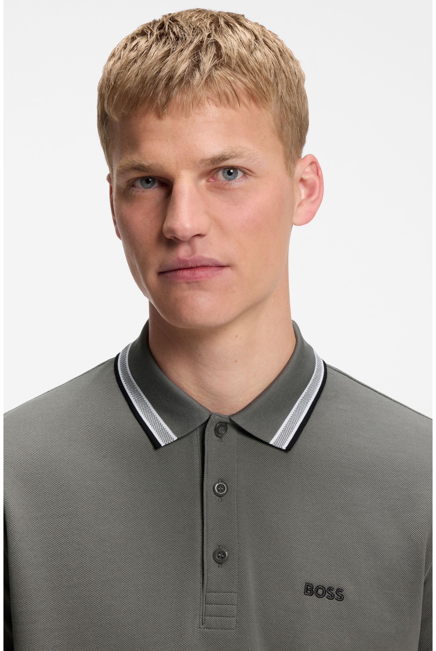 Boss GREEN Poloshirt Paddy Regular Fit atmungsaktive Piqué-Webstruktur – Bild 5