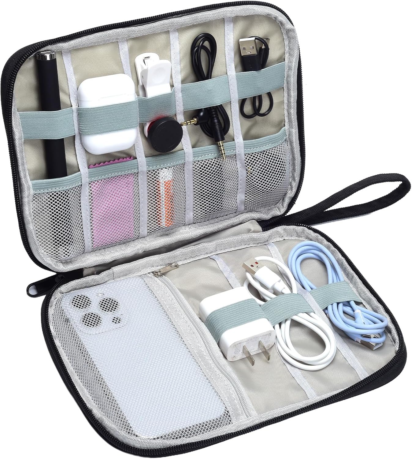 1 Pack Electronics Travel Organizer Case Tech Accessories
