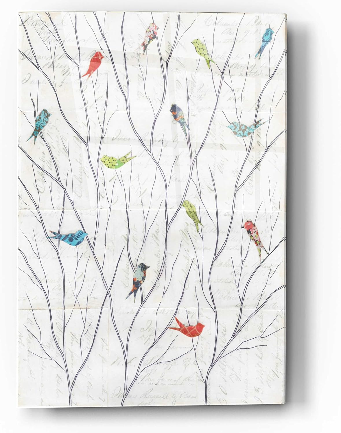 Epic Art 'Summer Song Birds' by Courtney Prahl, Acrylic Glass Wall Art, 12"x16"