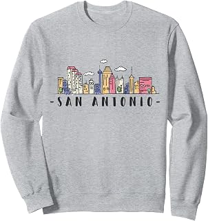 San Antonio Skyline Texas Pride City Souvenir Gift Sweatshirt