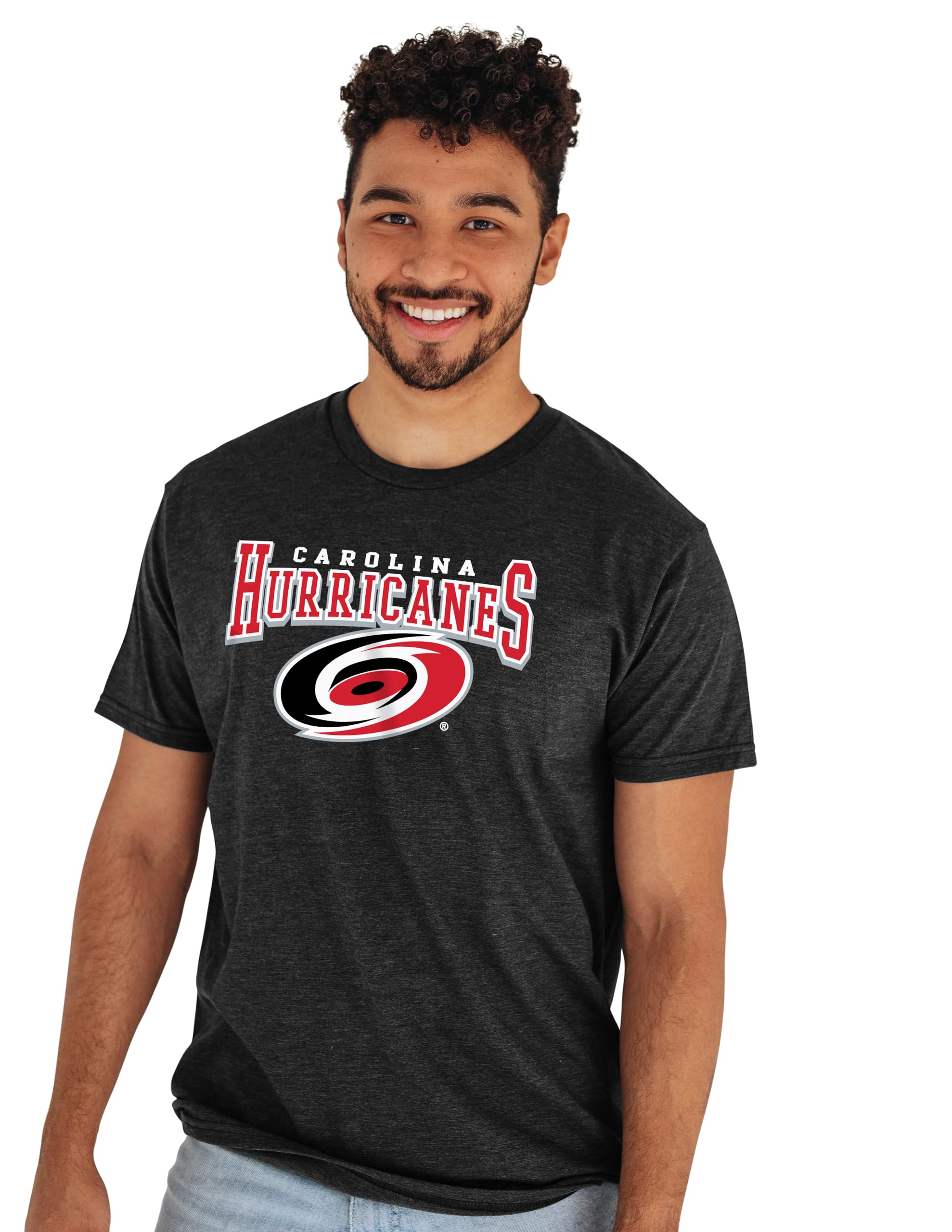Blue 84 NHL Officially Licensed T-Shirt Heathered Black