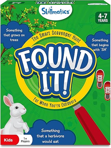 Juego de cartas Skillmatics Lo encontré edición para jugar en casa regalos para relleno de calcetines para edades de 4 a 7 años juego para la