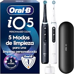 Oral-B Brosses à Dents Electriques iO 5 Duo, 2 Brossettes…