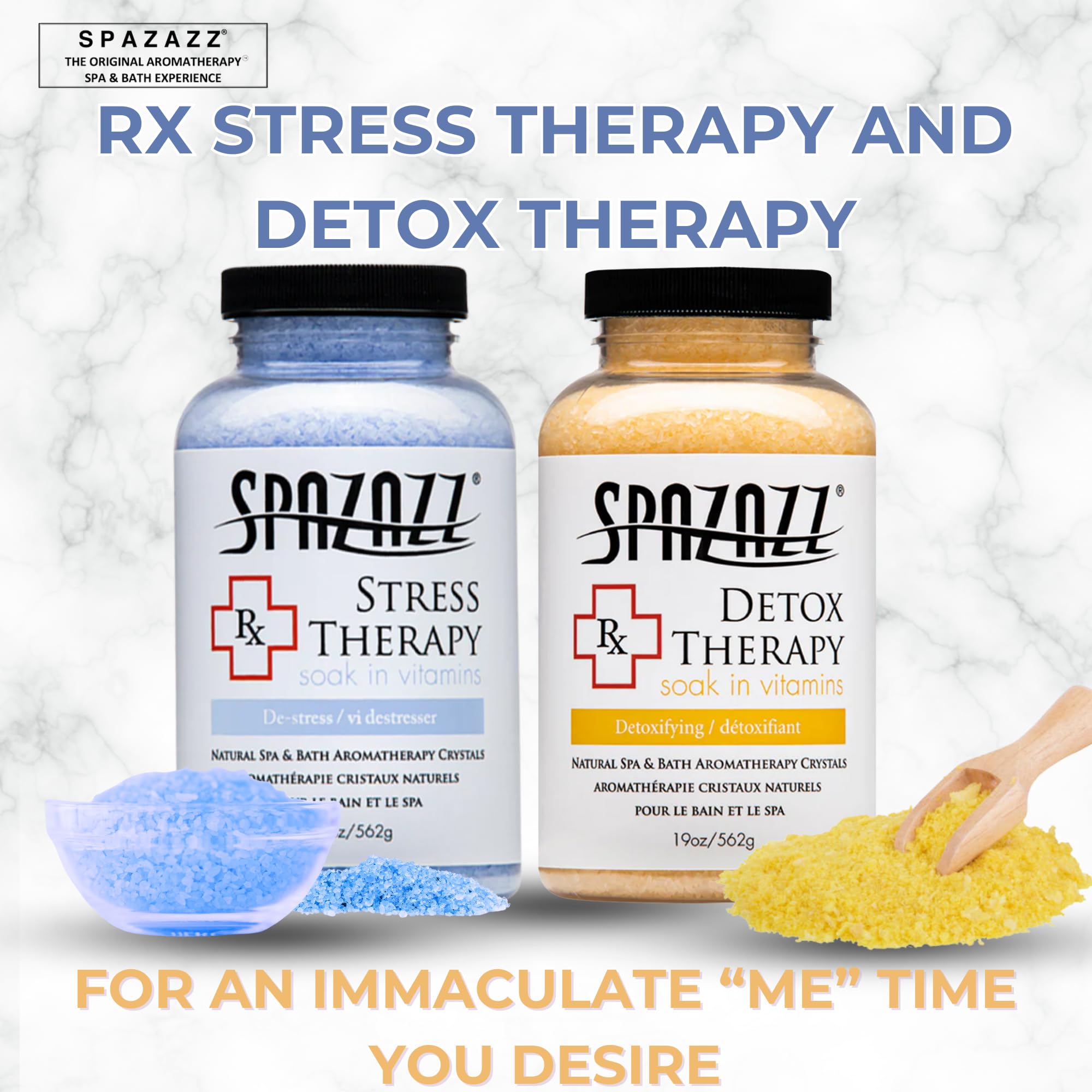 Amazon.com : Spazazz Aromatherapy Spa and Bath Crystals 2Pk