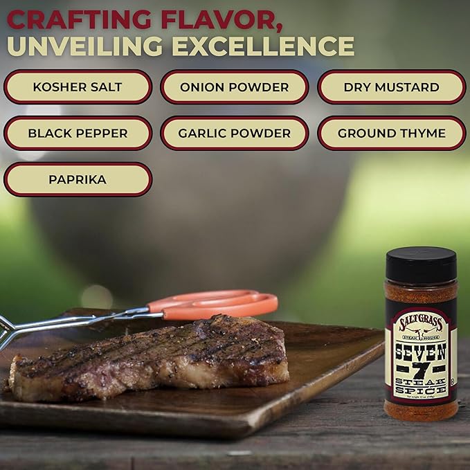 Sal y Especias Saltgrass Seven -7- para Bistec, 12 Onzas miniatura 3