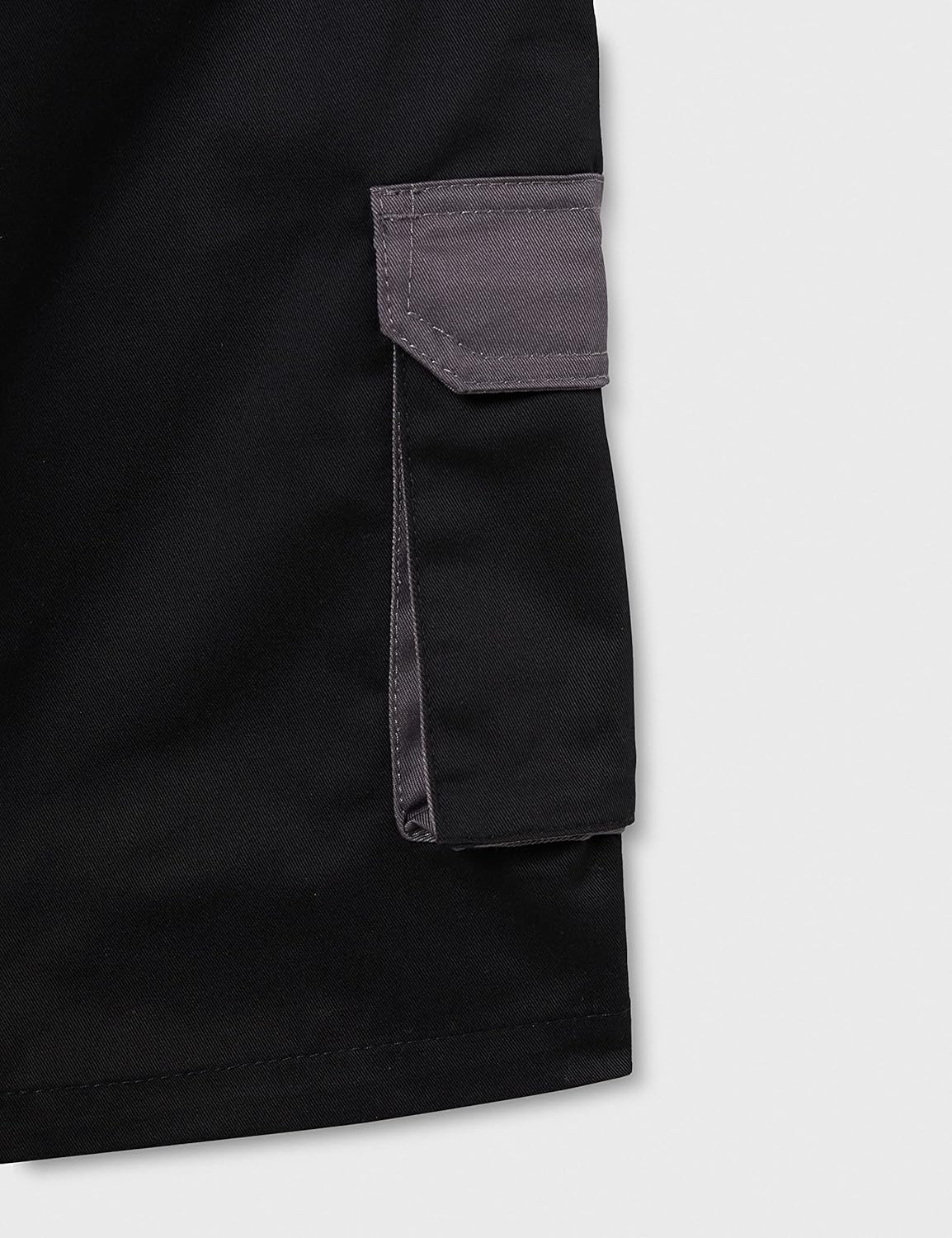 Portwest Workwear Mens Contrast Shorts Black Medium