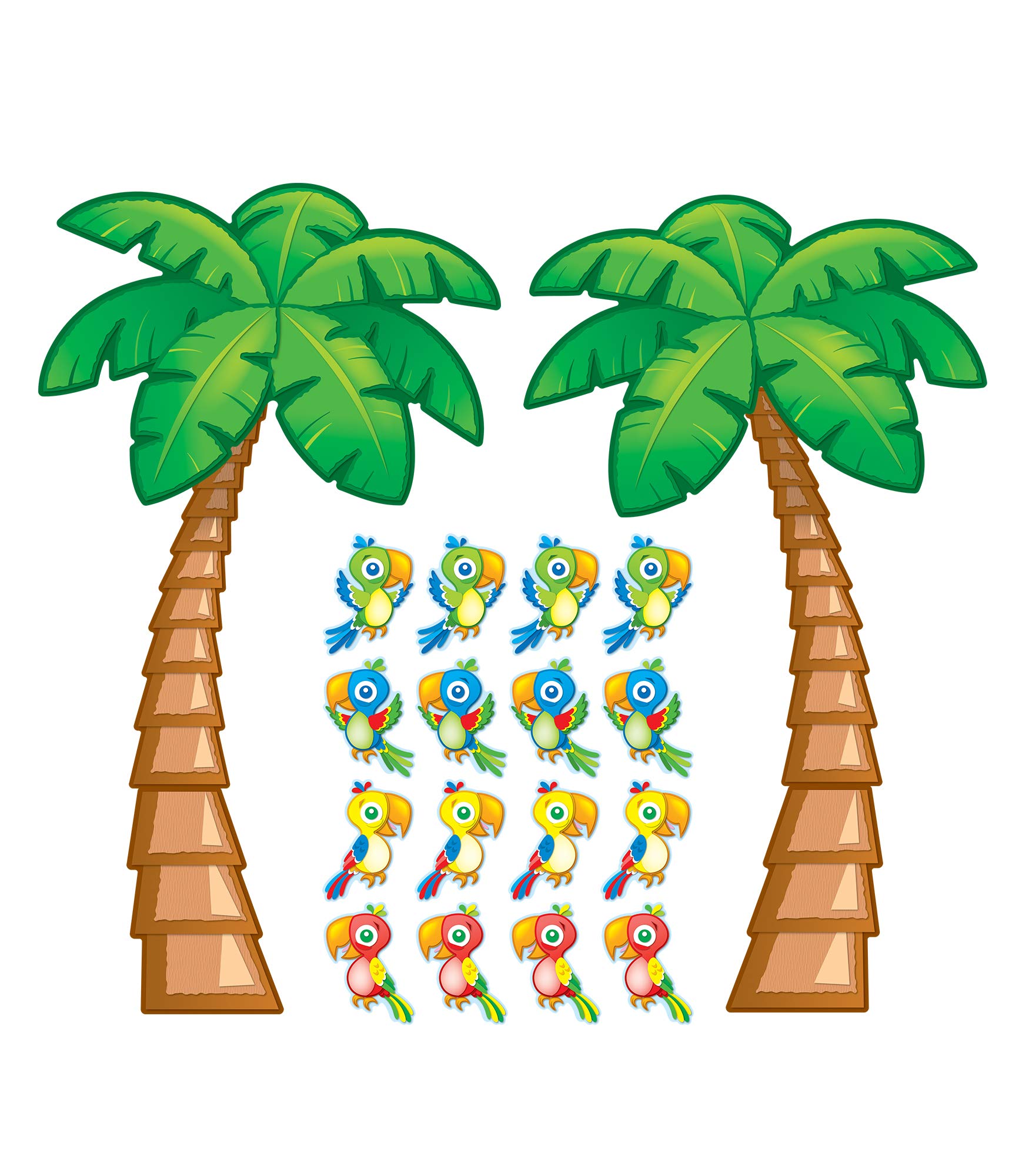 Buy Carson Dellosa Tropical Bulletin Board Set—Adjustable Palm Tree