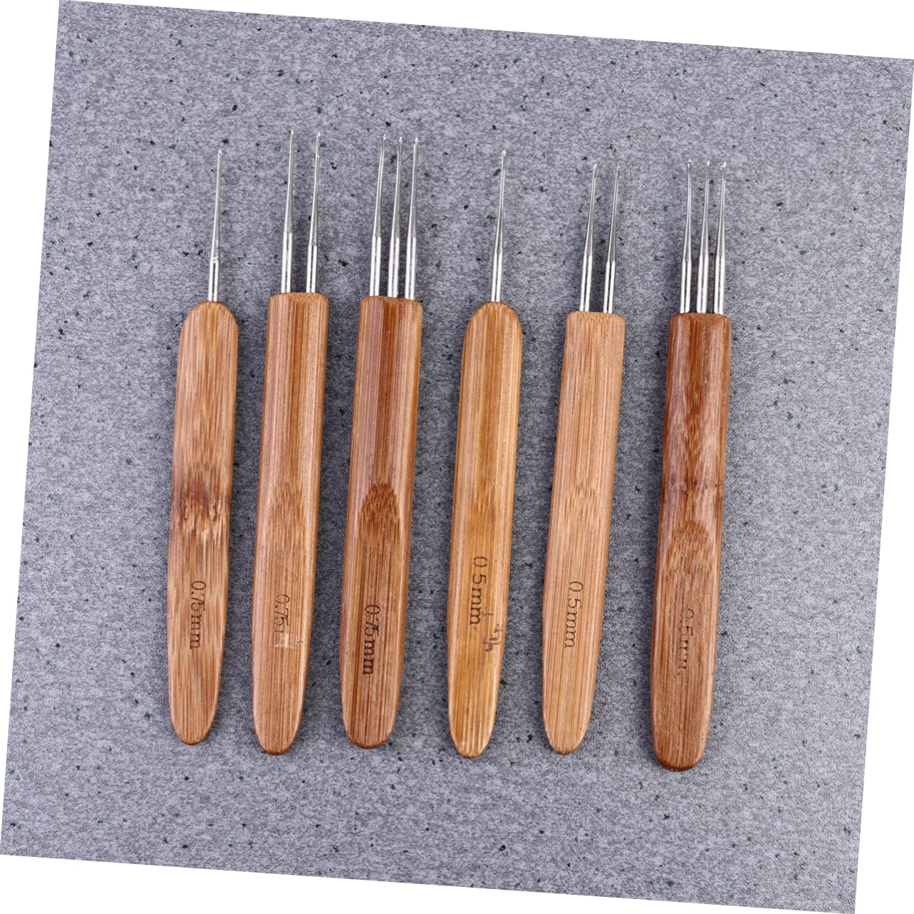 Ciieeo 2 Sets Haarstyling-hilfe Häkelnadeln Stricknadeln Für Dreadlocks Häkelwerkzeuge Bequem Zu Handhaben 6 Stück * 2