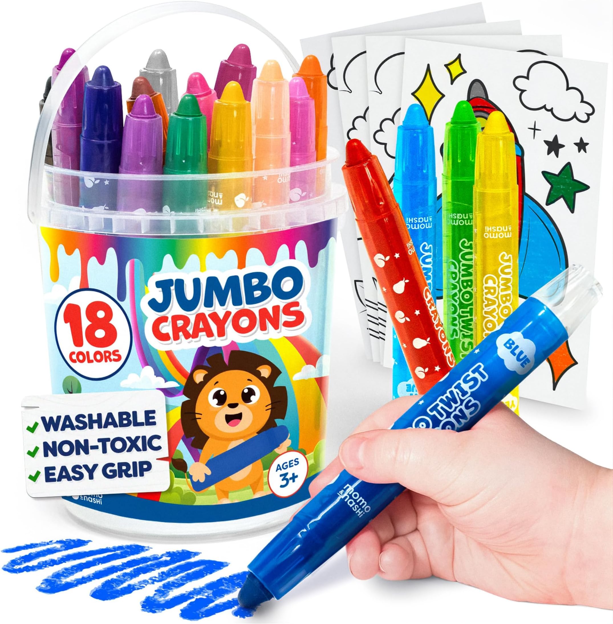 Crayola Large Crayons, Classic Colors, 16 Count Toys & Games